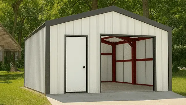 20' x 20' Small Garage steel building kit