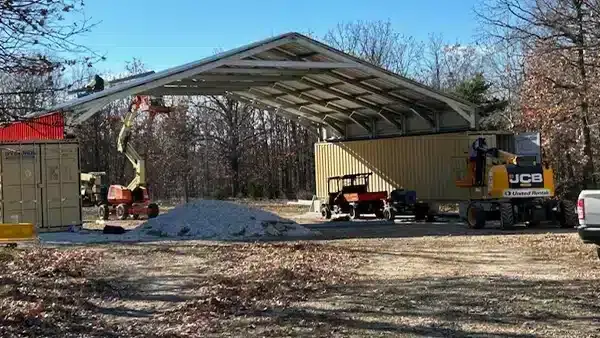40' x 40' Container Cover steel building kit