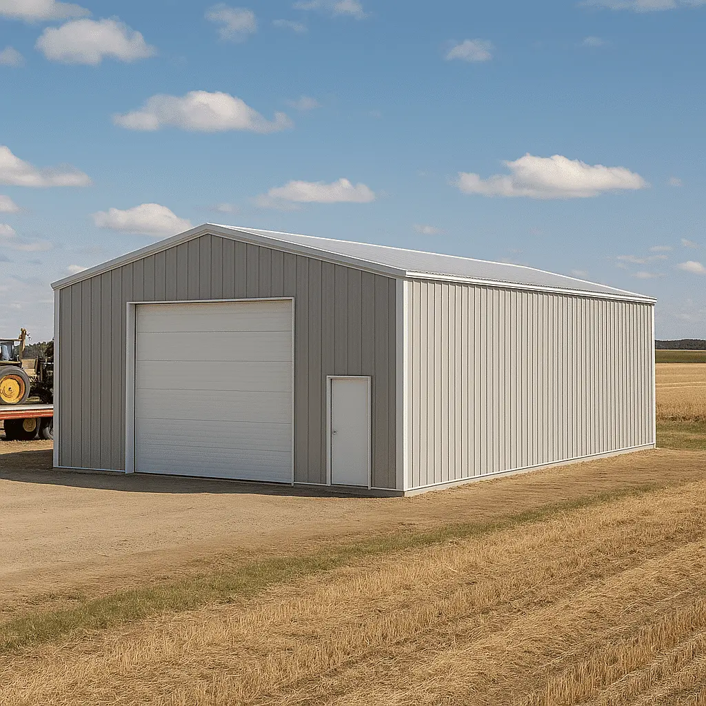 40' x 80' Equipment Shed steel building kit