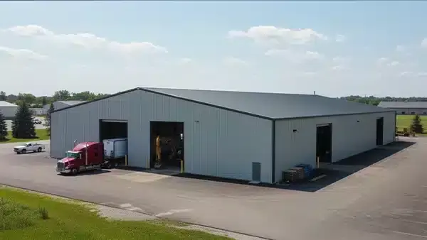 T 100' x 18' x 200' steel building kit