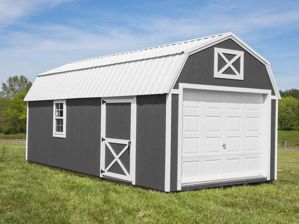 Barn Garage — Park below, store overhead