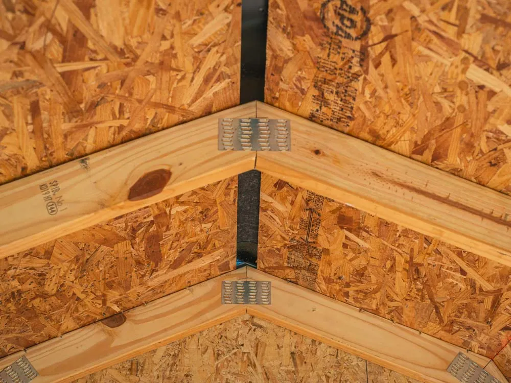 Roof construction detail