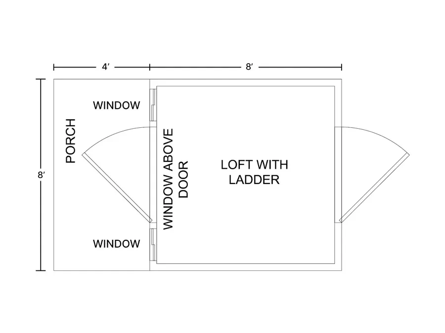 Floor plan 002 for the Playhouse