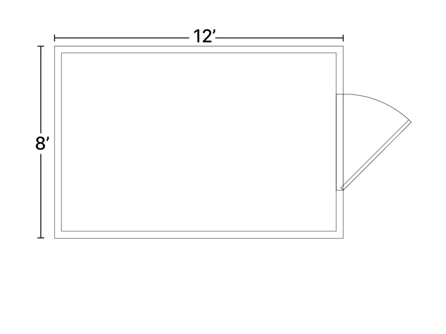 Floor plan 800 for the The Barn
