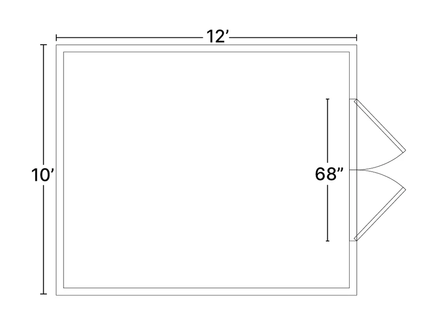 Floor plan 805 for the The Barn