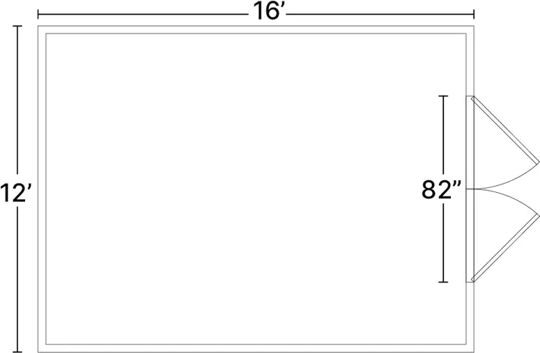 Floor plan 807 for the The Barn