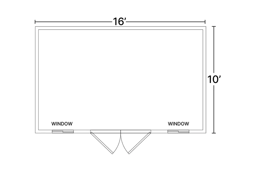 Floor plan 810 for the The Barn